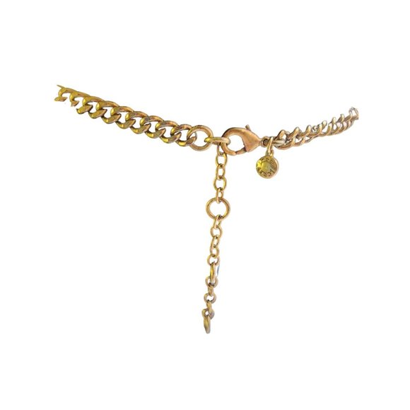 J. Crew Goldtone Rhinestone Statement Necklace - EUC - Picture 3 of 3